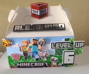 Caja dulcera Minecraft 3D