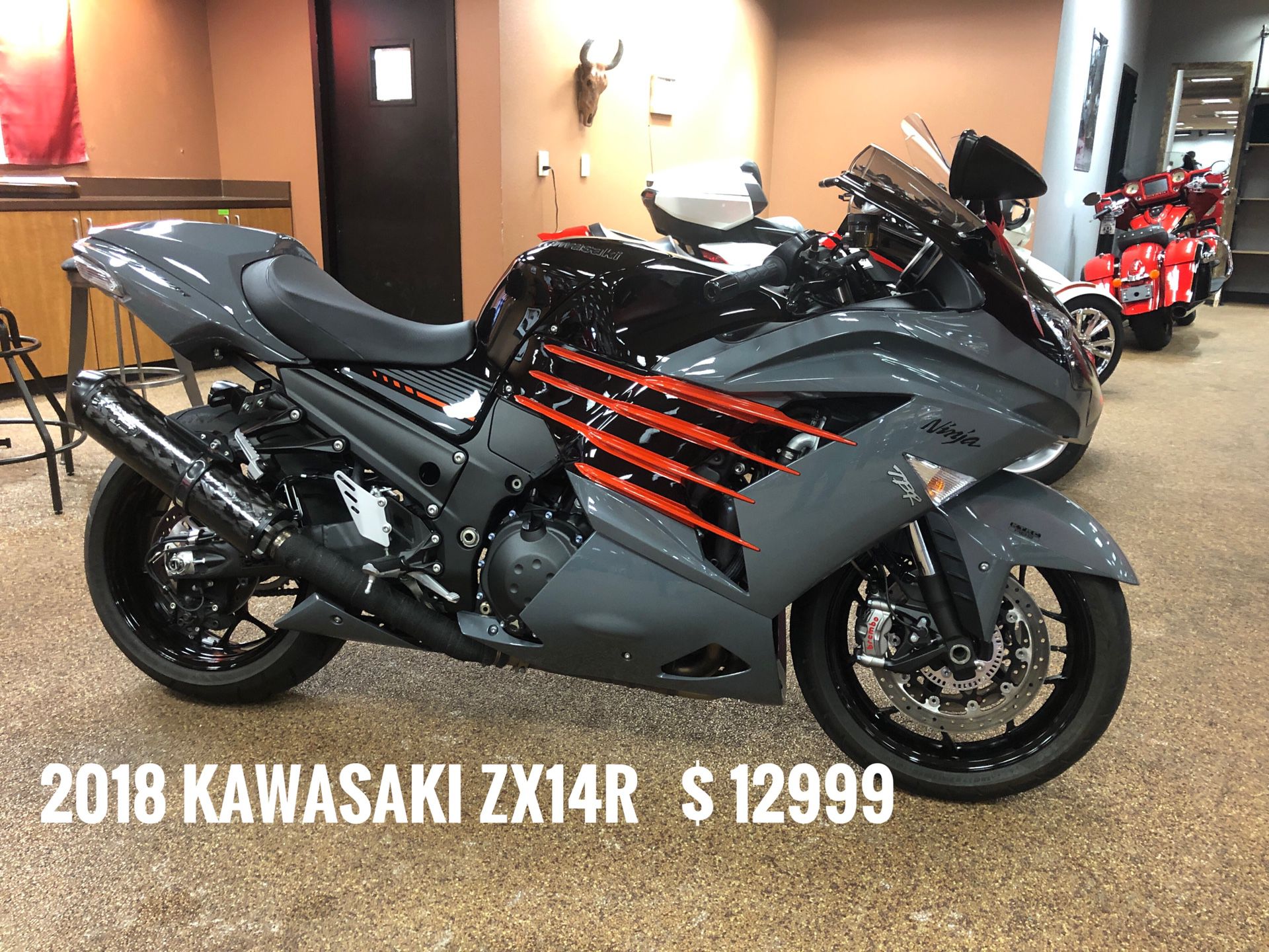 2018 Kawasaki ZX-14R with only 879 miles “WOW”