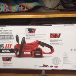 40=Volt Battery Opperated   (Skil Chain-Saw)