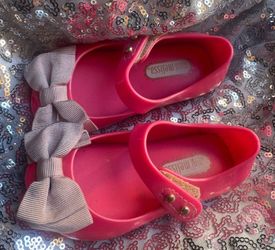 Mini Melissa, Winnie the Pooh and clear shoes