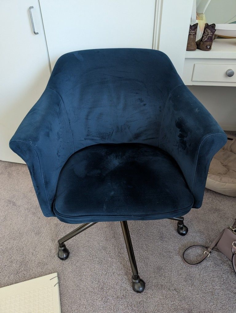 Velvet Office Chair