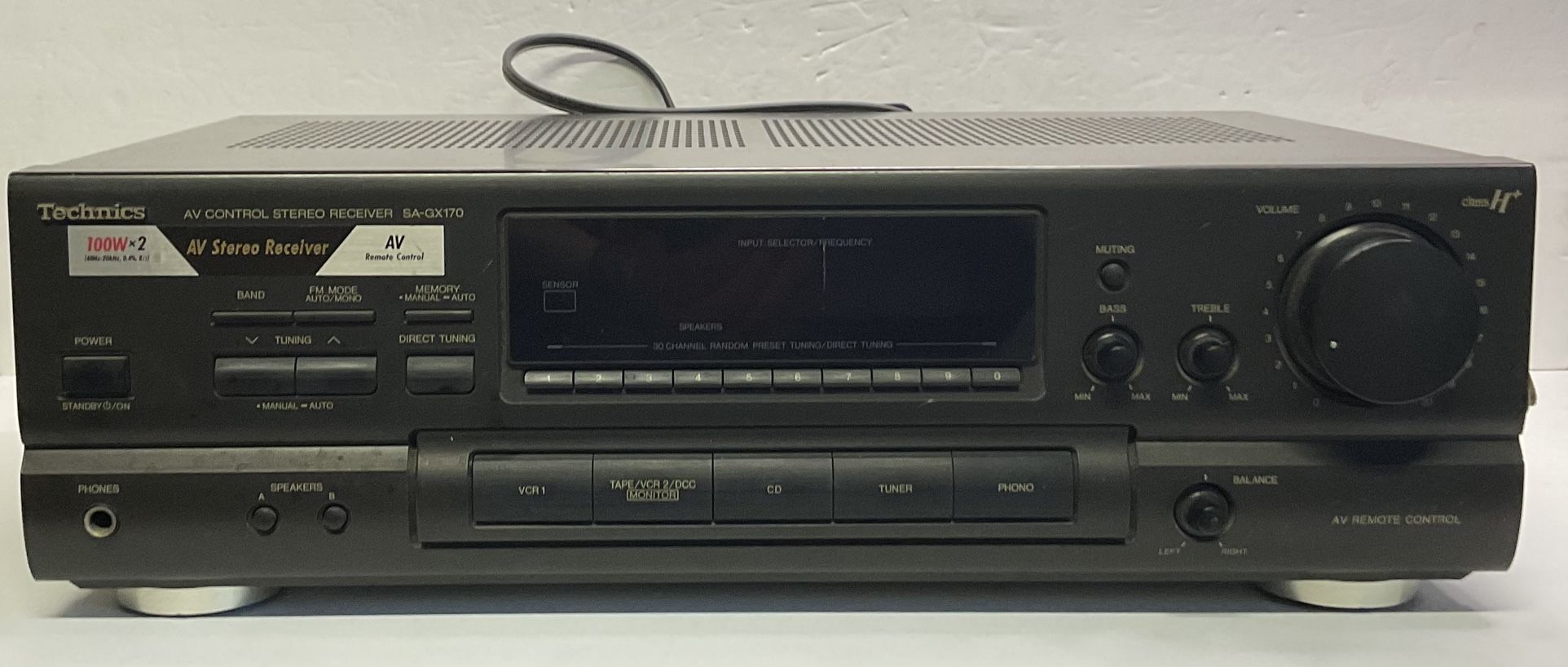 Technics SA-GX170 AV Control Stereo Receiver W/ Remote Used