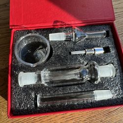 Glass Tube Set with Quartz & Titanium Tips
