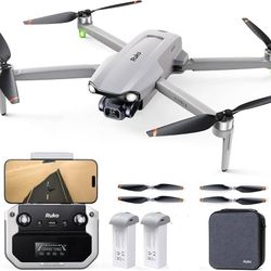 New Ruko F11PRO 2 , 2 batteries 70 minutes 6K camera with case in box