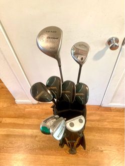 HYBRID Golf Clubs Set - Cleveland & Callaway Woods - GREAT for a Beginner