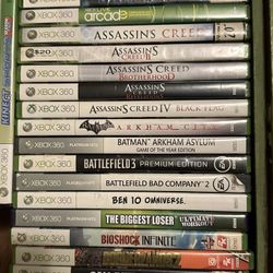 Xbox 360 Games $10 Each 