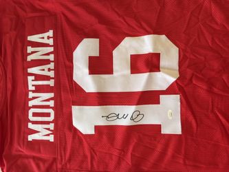 Joe Montana Autograph Jersey