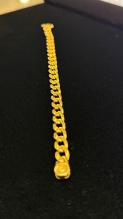 18K 31.1G 8.5 inch curb bracelet