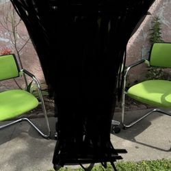 Steelcase Green Chairs 