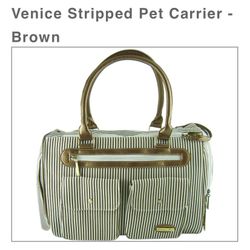 Venice Stripped Pet Carrier