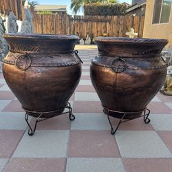 New Flower Pots Made Out Of Clay