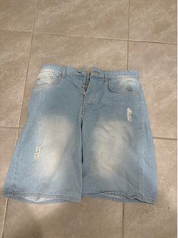 Blue BoohooMan Jorts