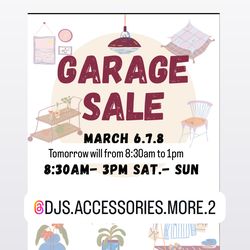 Yard sale this weekend