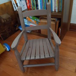 Child's Chair, Wooden.