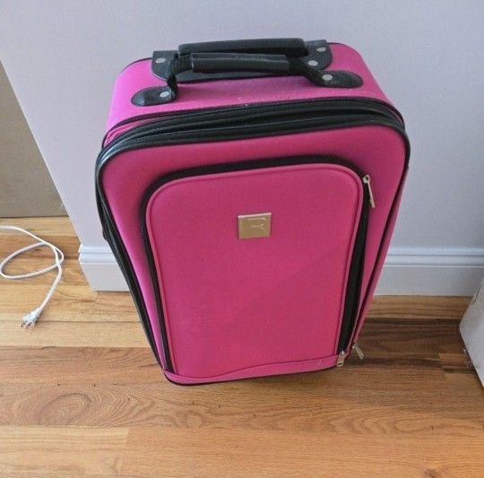 22" Pink Suitcase 