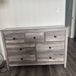 Grey Drawer Dresser 