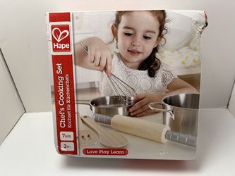 Hape Chef's Cooking Pot and Pan Set For Children Love Play Learn