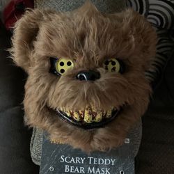 SCARY TEDDY BEAR MASK NEW $10