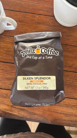Philz  coffee, silken, splendor, toffee, chocolate citrus, medium, blend 12 ounce