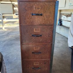 1946 W&D LTD Wooden File Cabinet