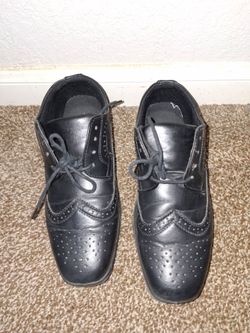 Youth Dress Shoes Boys Stags Size 7 Wide