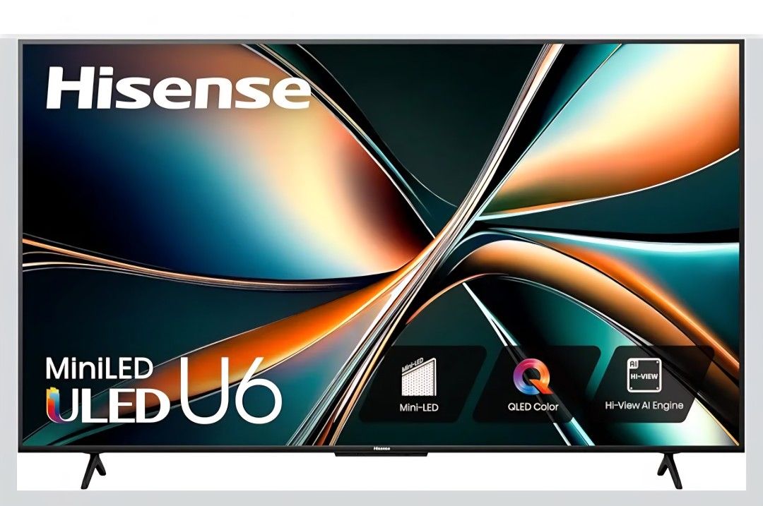 Hisense ULED 4K U6 Series 55" Mini-LED TV