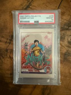 2021 Topps Project70 Shohei Ohtani PSA 10