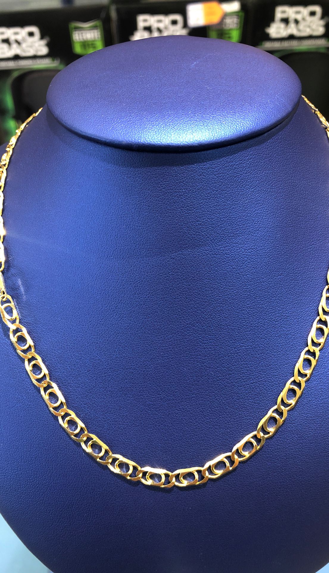 14kt gold chain. 17.4 grams, 20 inches