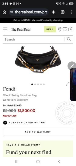 Fendi O'Lock swing shoulder bag