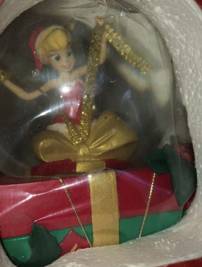 Disney Store Our Family Tree " Tinker Bell " Snow Globe Factory Sealed Box. Condition is New