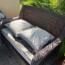 Wicker Couch 