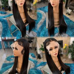 30 Inch HD Straight Lace Frontal Wig 