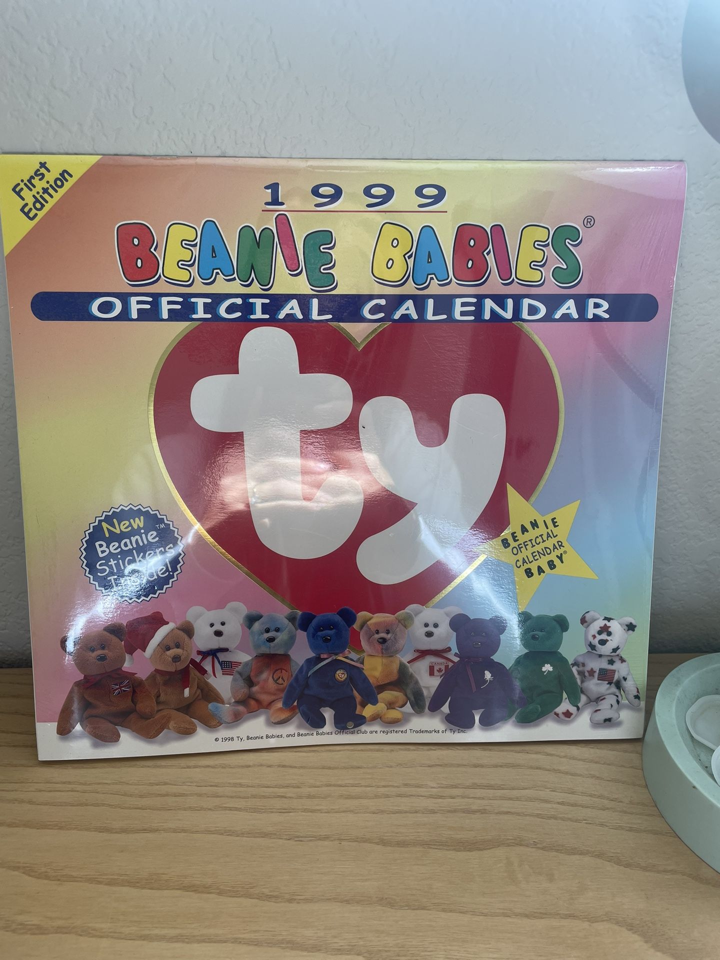 Brand New 1999 Beanie Babies Calendar 