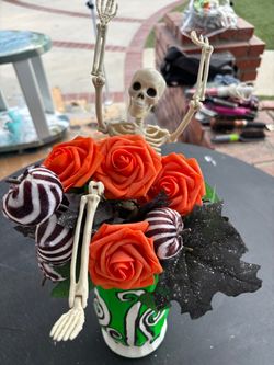 Skeleton kicking back