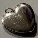 Vintage Tiffany & Co 1” Sterling Silver Heart Locket