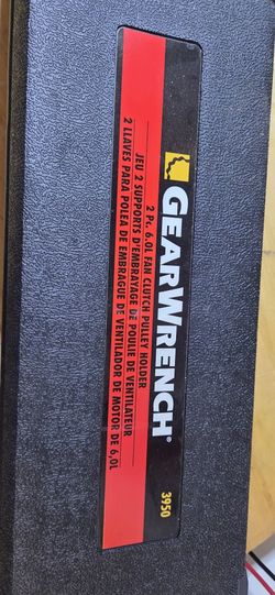 GearWrench 3950 - 2 Pc. Fan Clutch Pulley Holder Set 6.0 Powerstroke 