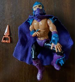 Teenage Mutant Ninja Turtles Shredder Action Figure 1988 Vintage TMNT Playmates