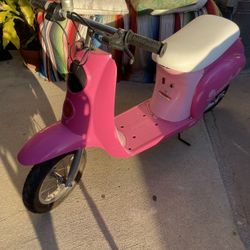 Razor Pocket Mod Miniature Euro-Style Electric Scooter - Pink sweet pea new battery 