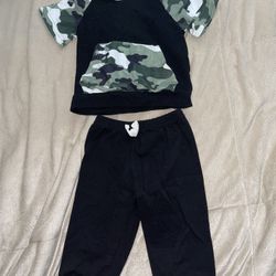 BLACK/GREEN SET FOR BABY BOY 