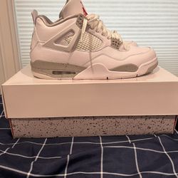 Size 12-Jordan 4 White Oreo VNDS Used Very Clean Nike