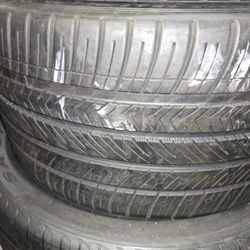 4 Tires 285.35.19 Michelin Pilot Sport All Season 90 % Tread Dot 0923