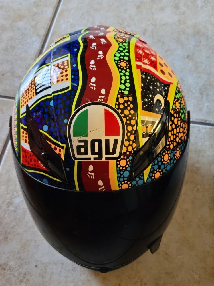 AGV Motorcycle Helmet K1 S Dreamtime Size S Sport Racing Integral with Spoiler