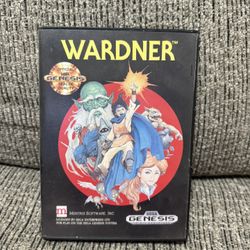 Wardner Sega Genesis Video Game w/ Case & Manual 1991 Tested & Working Great!!!!