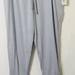 Women’s Hacci jogger soft stretchy two side pockets pull on gray. 2X plus