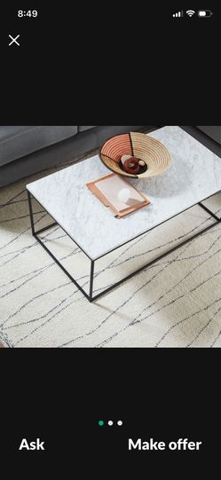 West elm Streamline Rectangle Coffee Table