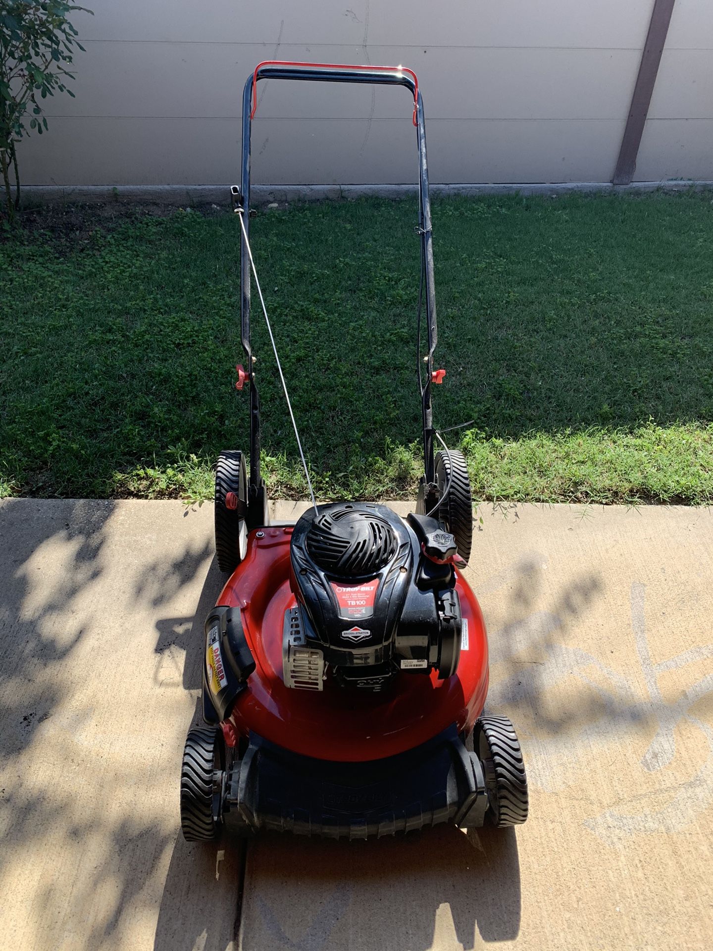 New Troy bilt lawn mower