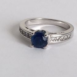 SILVER TONE RING SIZE 7