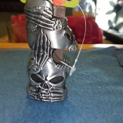 NWT Pewter bic Lighter Holder And Bottle Opener