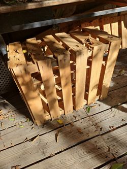 Wooden Slatted Crate