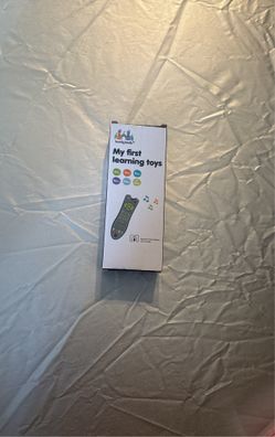 TV Remote Control Toy - Musical Play with Light and Sound for 6 Months+ Toddlers Boys or Girls Kids Play Remote for Baby Preschool Education Three Lan